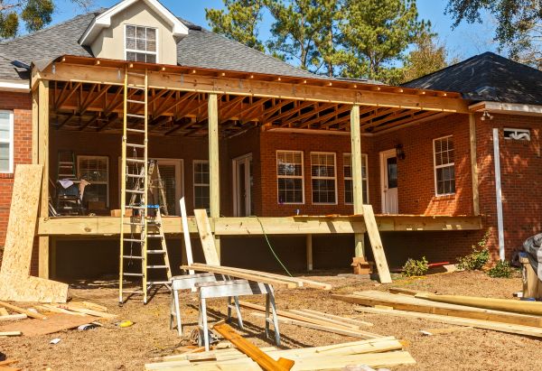 Porch Raising in Burnsville